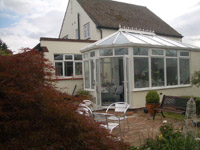 photo of completed conservatory